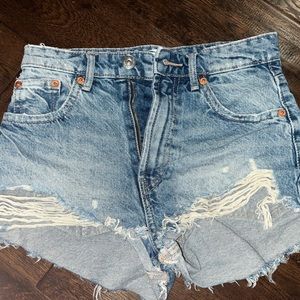 ZARA denim jean shorts